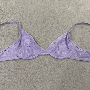 Boutine LA Lavendar Lace Bustier Swim Top